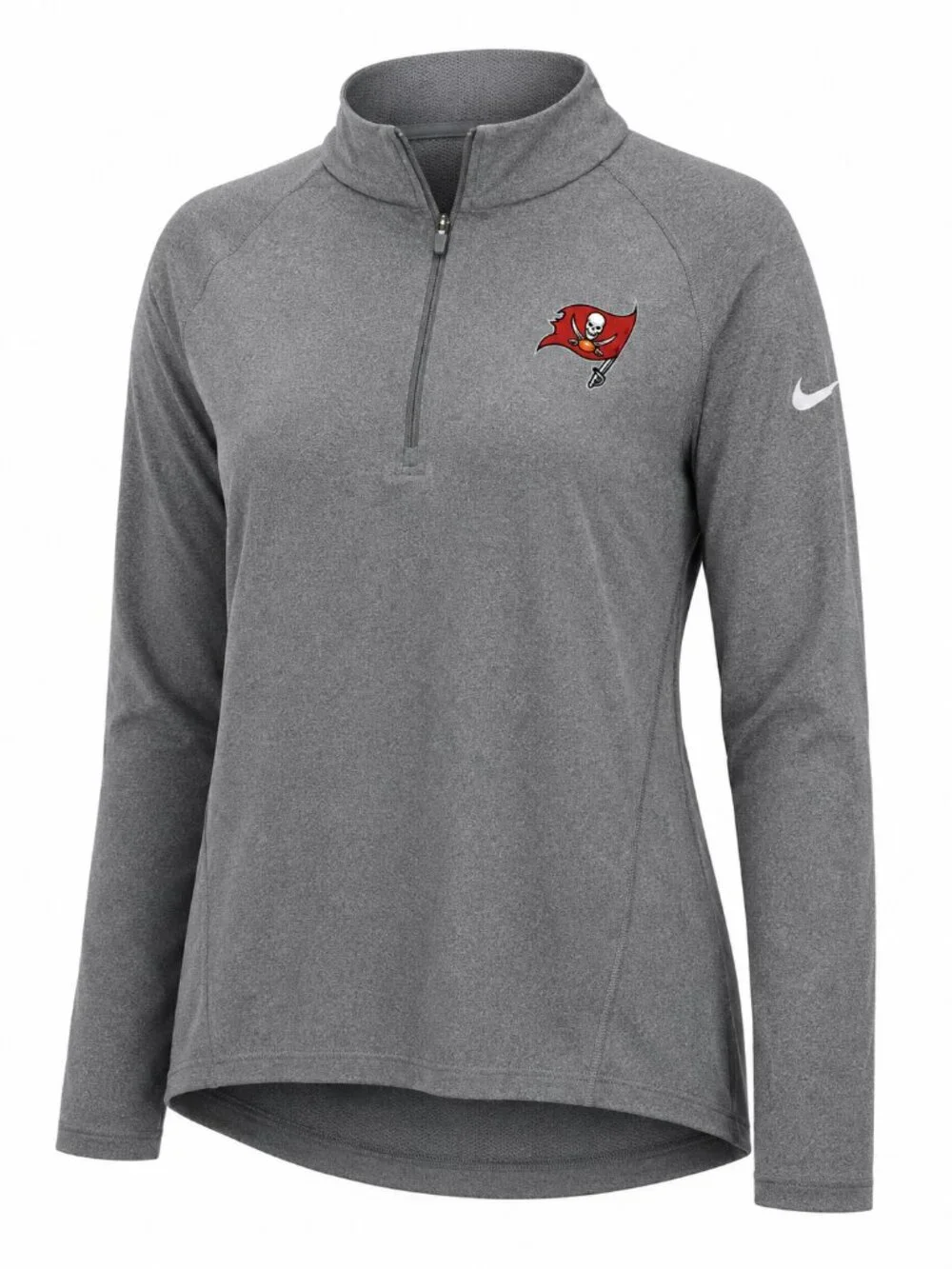 Nike Tampa Bay Buccaneers Dri-FIT Quarter Zip Pullover Gray L
